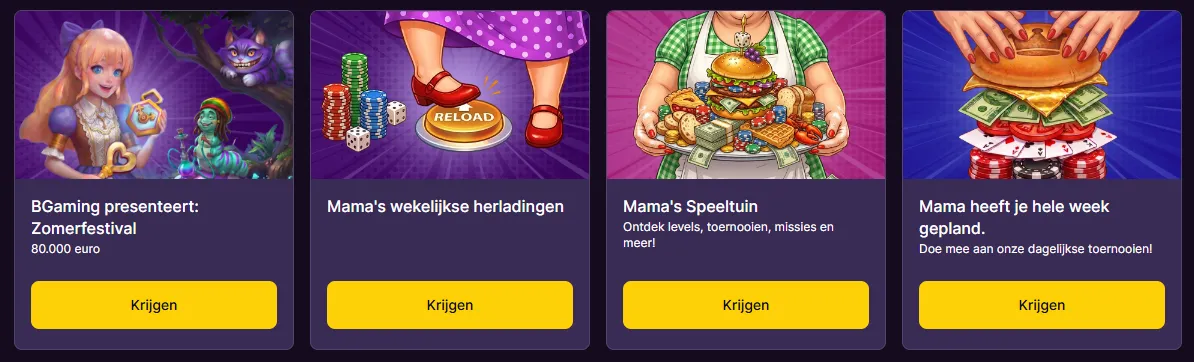 MamaBet Casino bonus